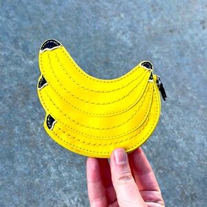 Coach brand banana coin purse
